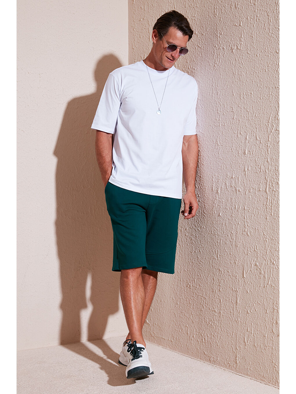 Siyah Pamuklu Regular Fit Normal Bel Cepli 2'li Paket Şort 590804142S2-3