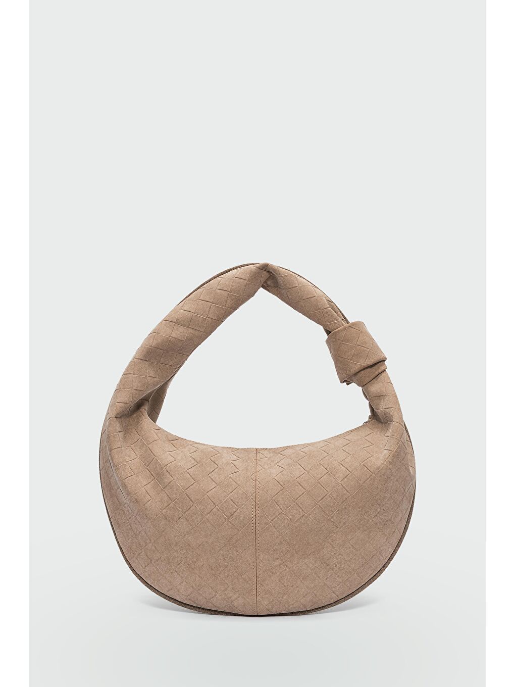 Bej Cove Süet Omuz Çantası Vizon