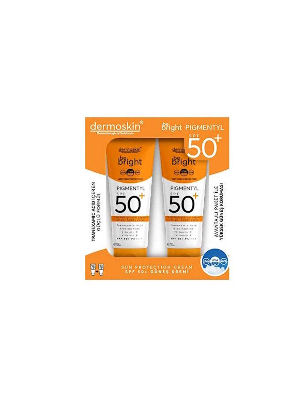 Be Bright Pigmently SPF50+ Cream 2x75ml Set
