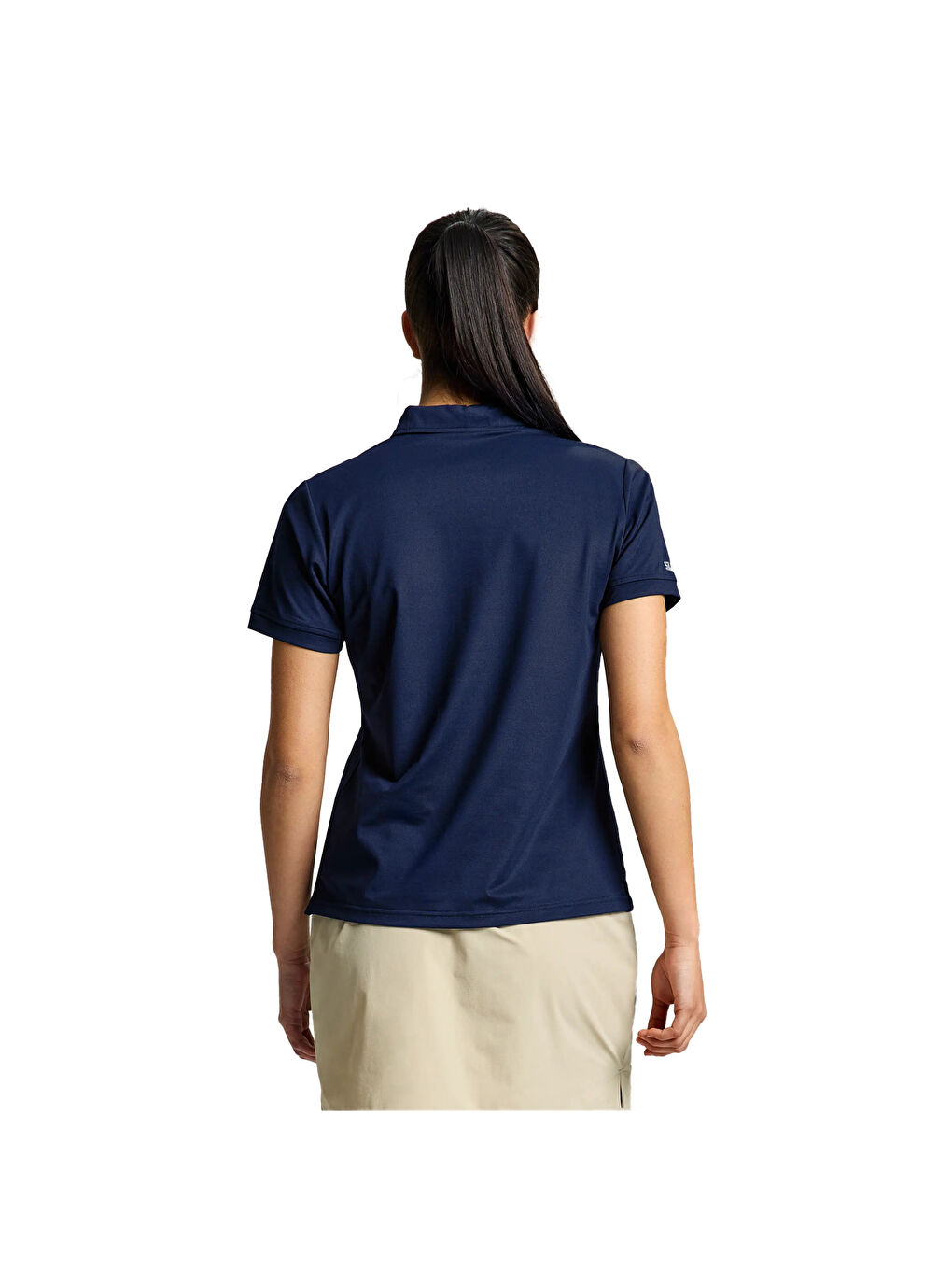 Lacivert Ws Tech Pique Polo Kadın Mavi Tişört-5