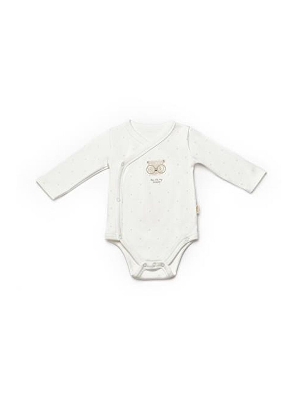 Ekru Bebek 2'li Kruvaze %100 Organik Pamuk-2