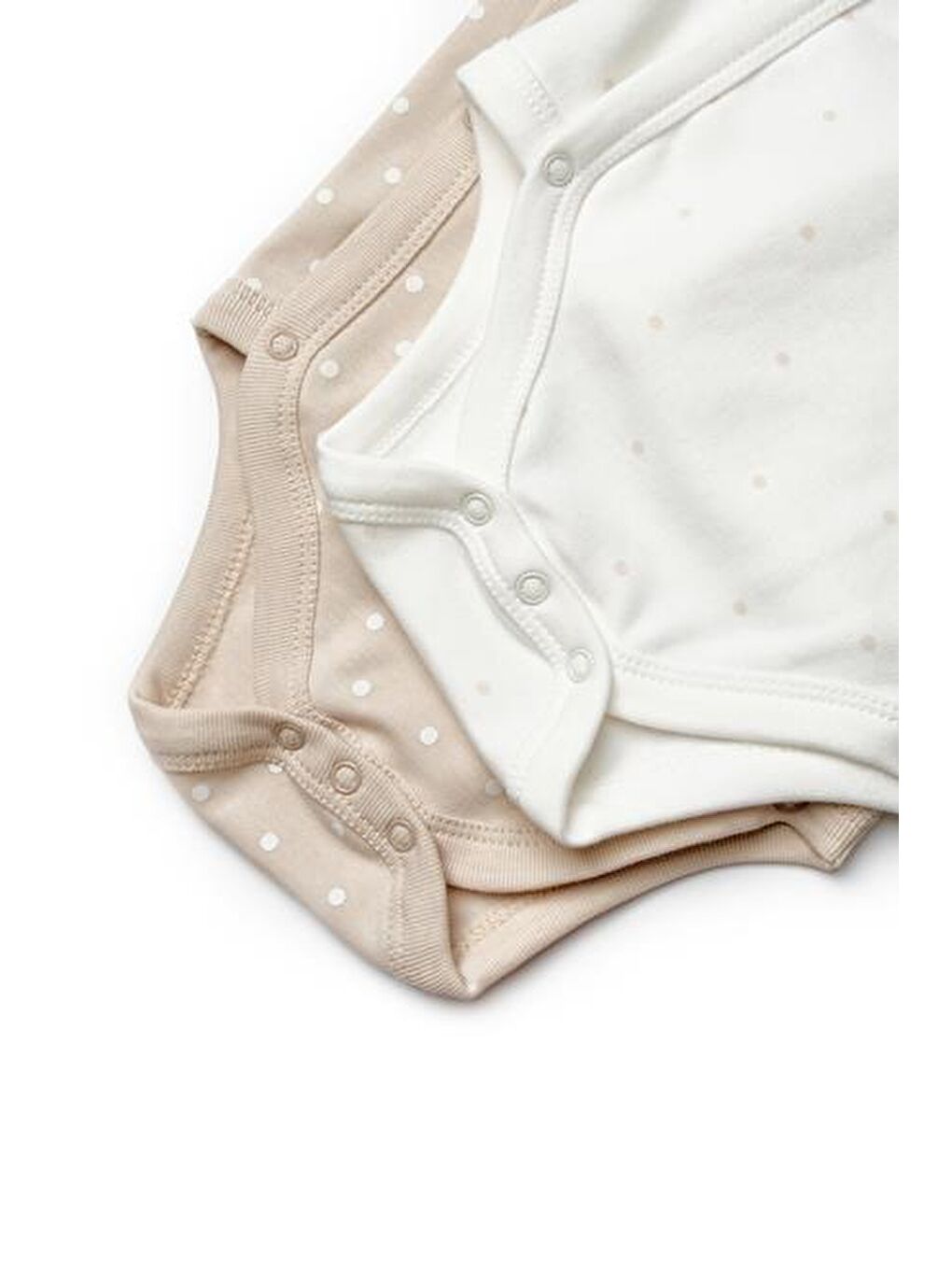 Ekru Bebek 2'li Kruvaze %100 Organik Pamuk-7