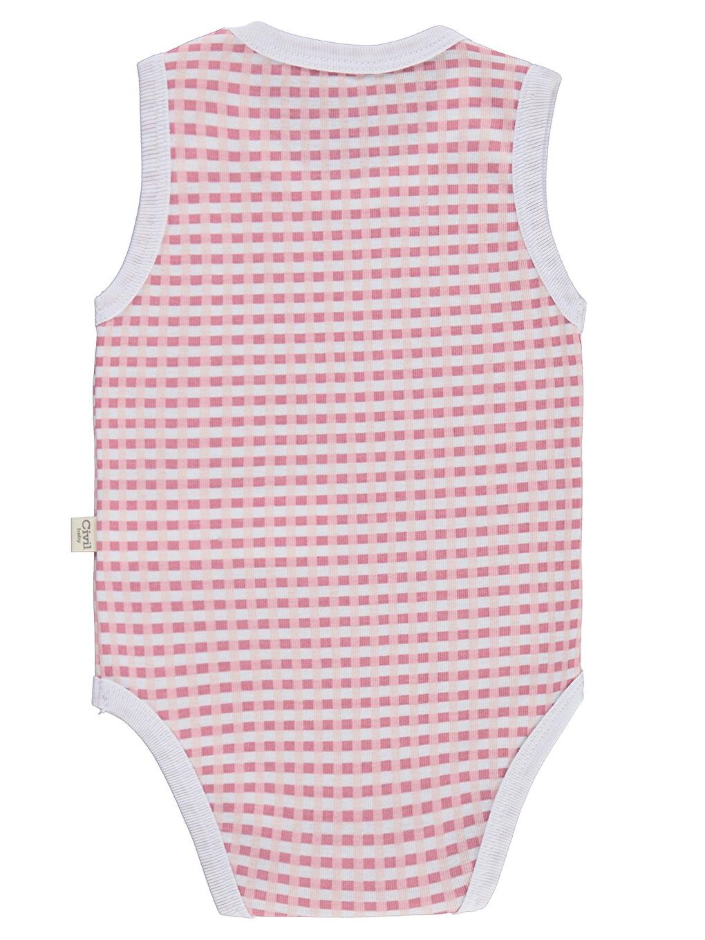 Baby Kedi Empirmeli 3 Lü 0-36 Ay Çıtçıtlı Badi - Beyaz 18-24 Ay-8