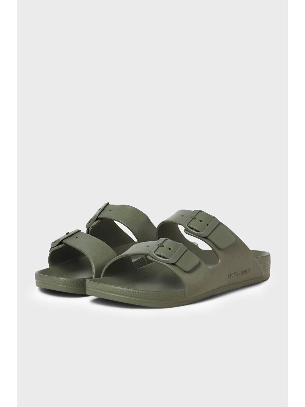 Haki Additionals Jfwcroxton Logolu Çift Bantlı Terlik 12204004-3