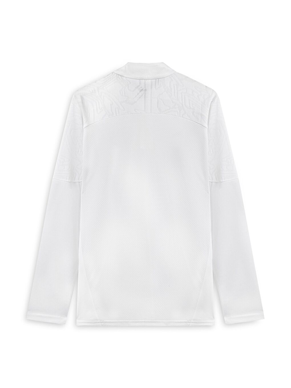 Beyaz Fenerbahçe S.K. Erkek Çeyrek Fermuarlı Antrenman Üstü-1