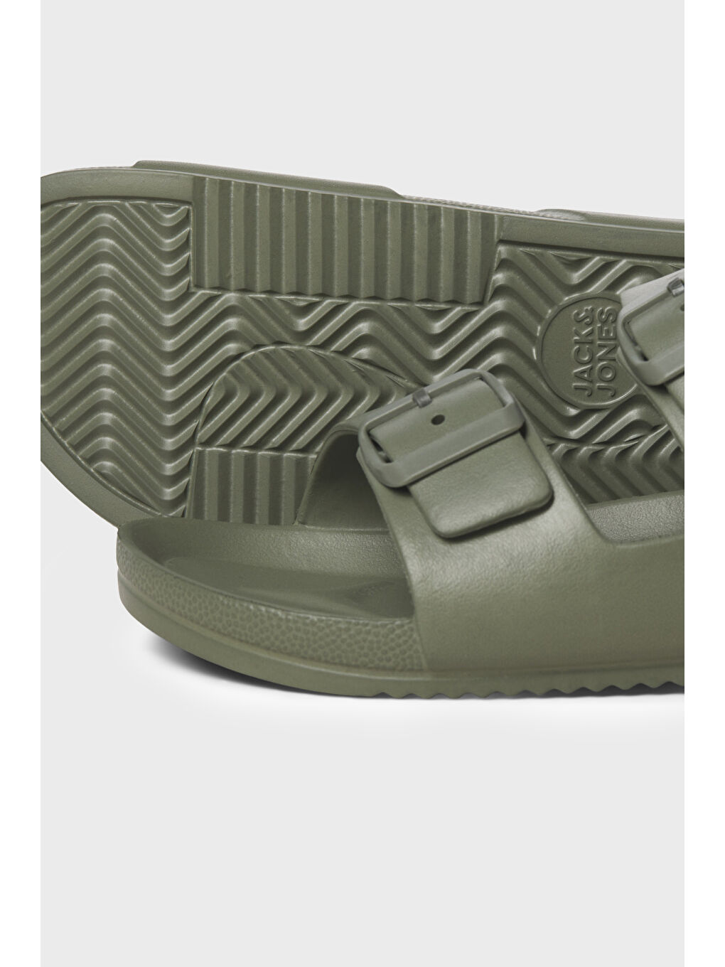 Haki Additionals Jfwcroxton Logolu Çift Bantlı Terlik 12204004-4