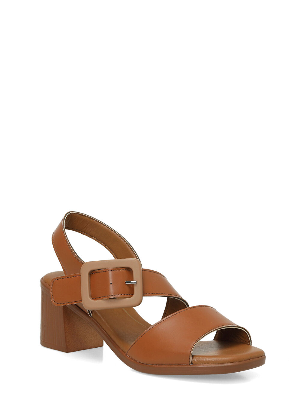 Kahverengi 167262.Z6FX Taba Kadın Düz Sandalet-1