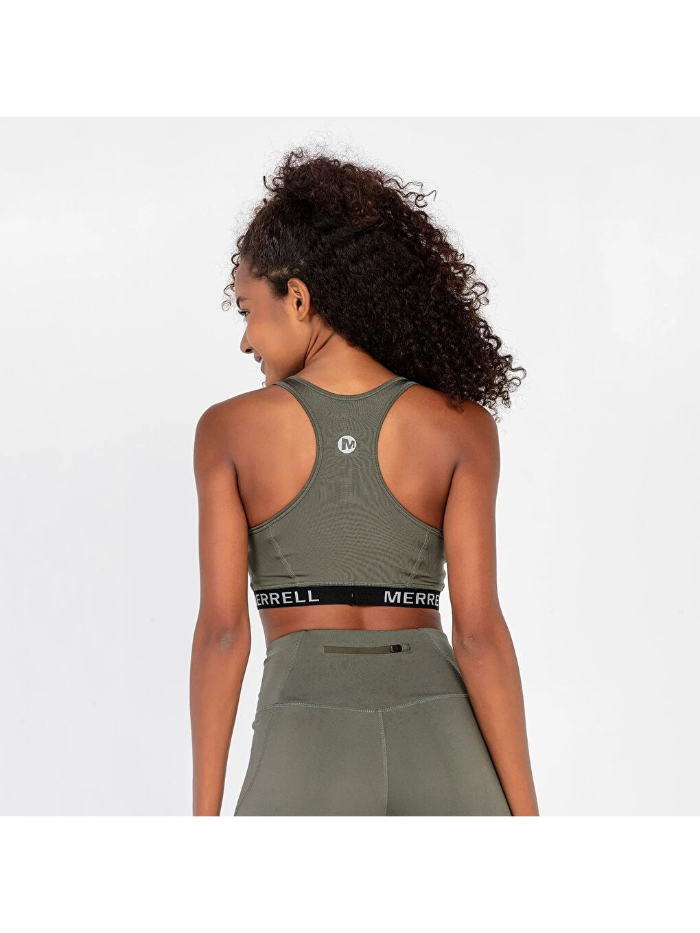 Haki Begin Kadın Yeşil Fitness Bra-3