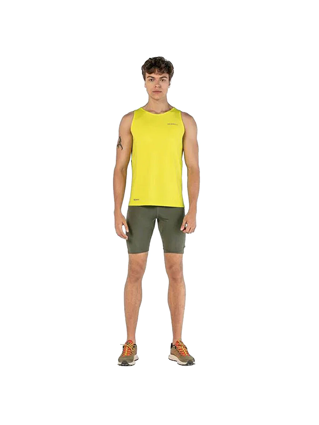 Light Erkek Haki Koşu Taytı-2