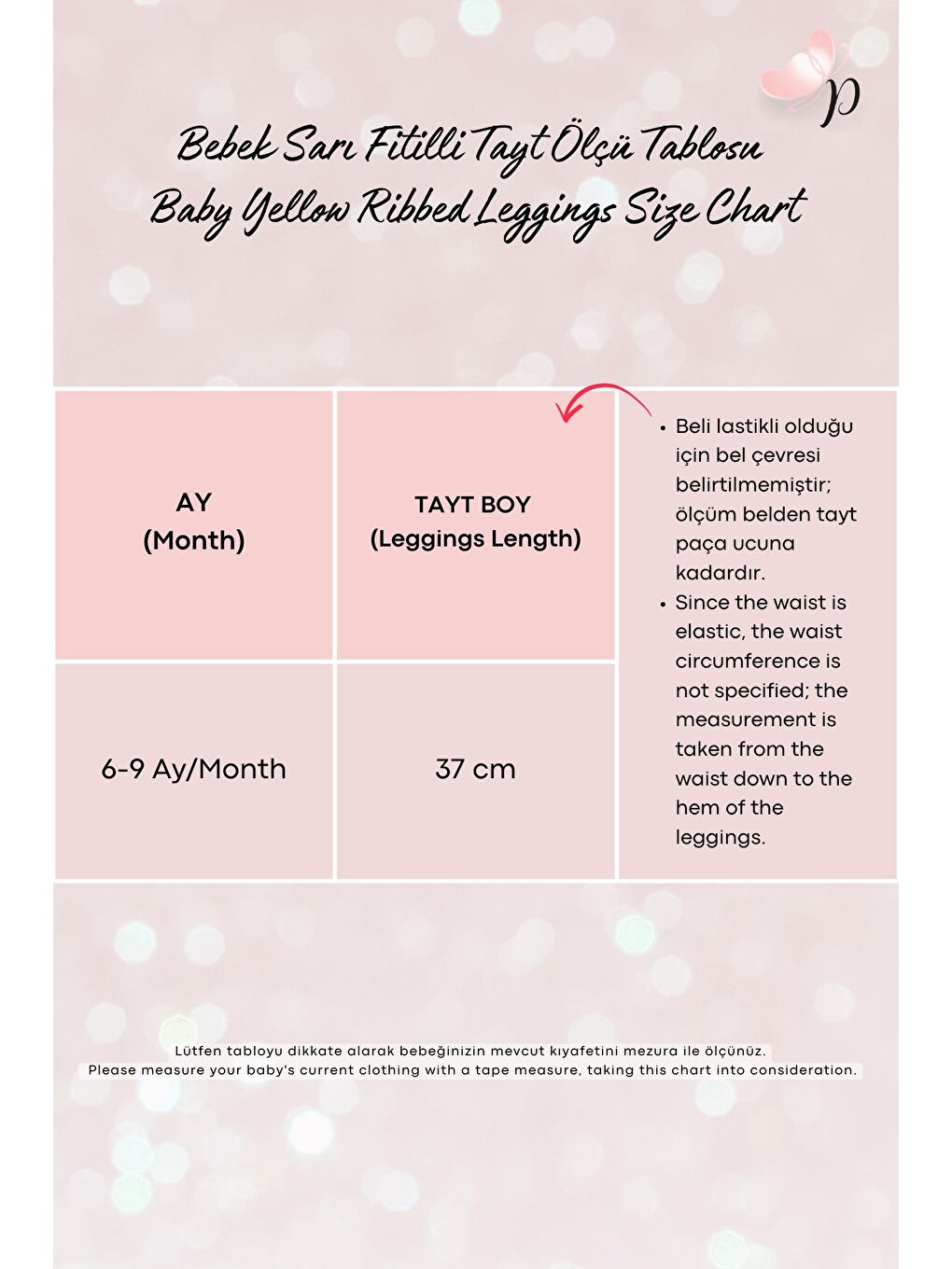 Kız Bebek Sarı Tayt Toka Takım-3