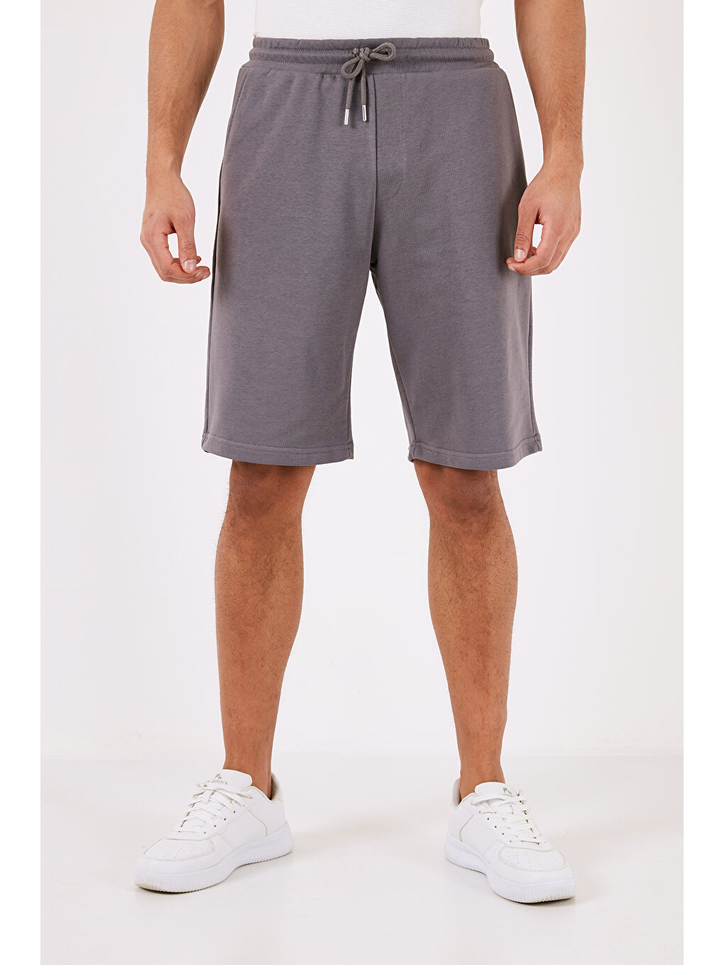 Bej Pamuklu Regular Fit Normal Bel Cepli 2'li Paket Şort 590804142S2-2