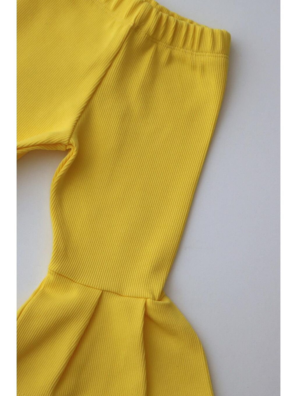 Kız Bebek Sarı Tayt Toka Takım-5