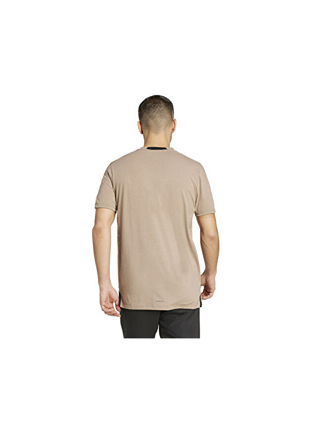 Ekru D4t Tee Erkek Antrenman Tişörtü Jx1169 Krem-1