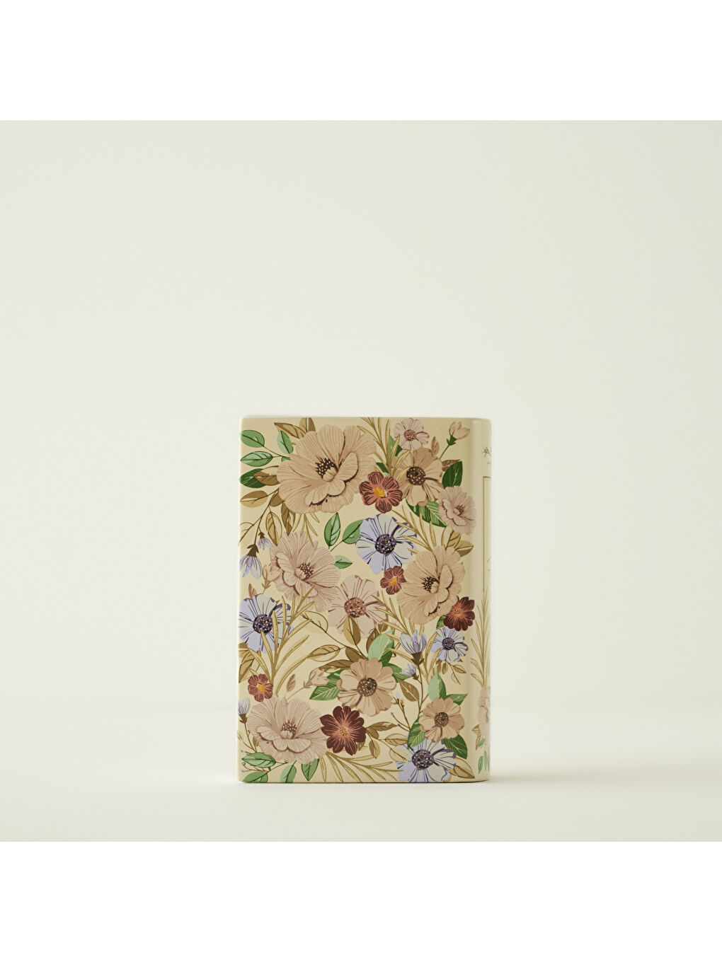 Ekru Book Seramik Vazo Krem (14x7x20 cm)-2