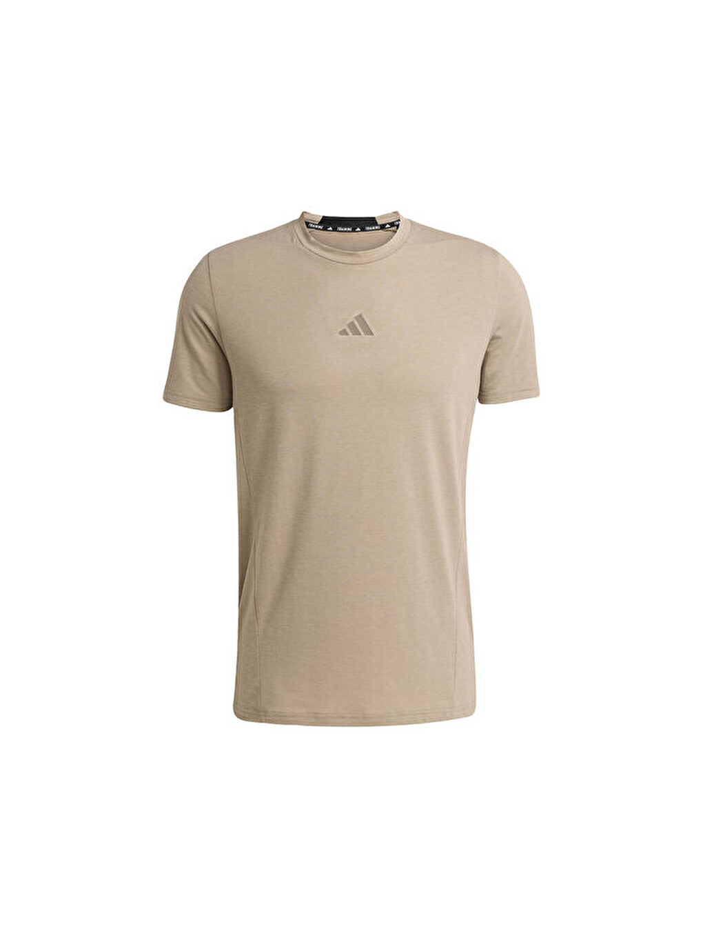 Ekru D4t Tee Erkek Antrenman Tişörtü Jx1169 Krem-5