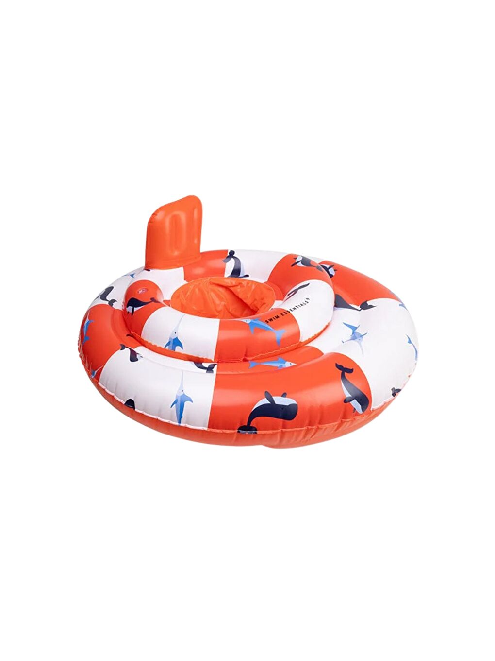 Karışık Swim Essentials Ocean Stripes Bebek Sırt Destekli Yüzme Simidi