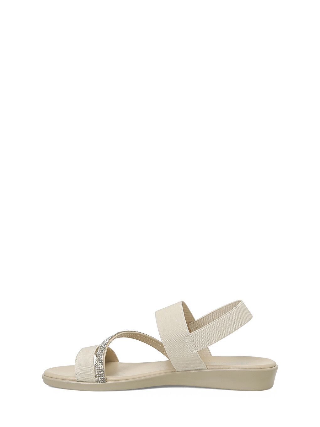 26S-208 6FX Bej Kadın Düz Sandalet-2