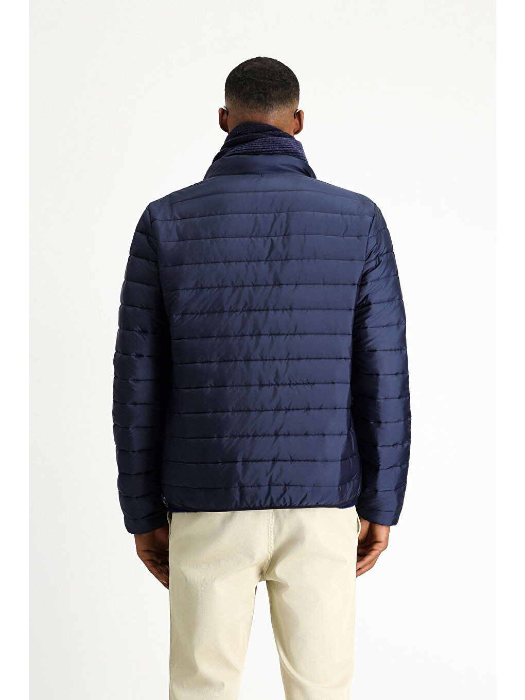 Lacivert Kapitone Spor Mont-4