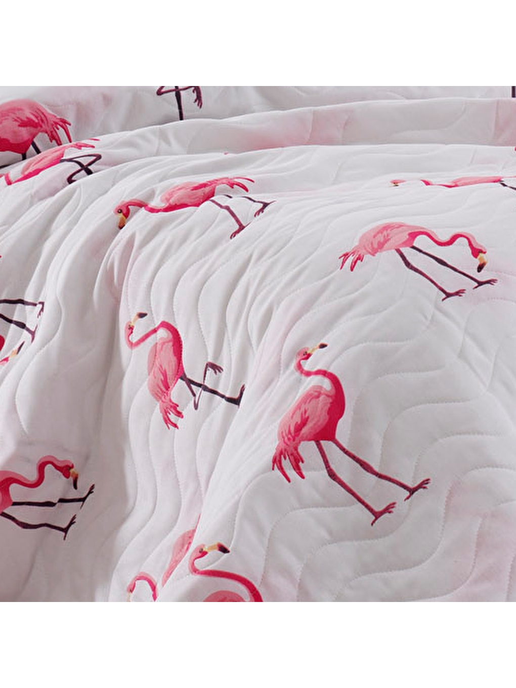 Pembe Kapitone Yatak Örtüsü Seti Tek Kişilik Maylin pudra-2