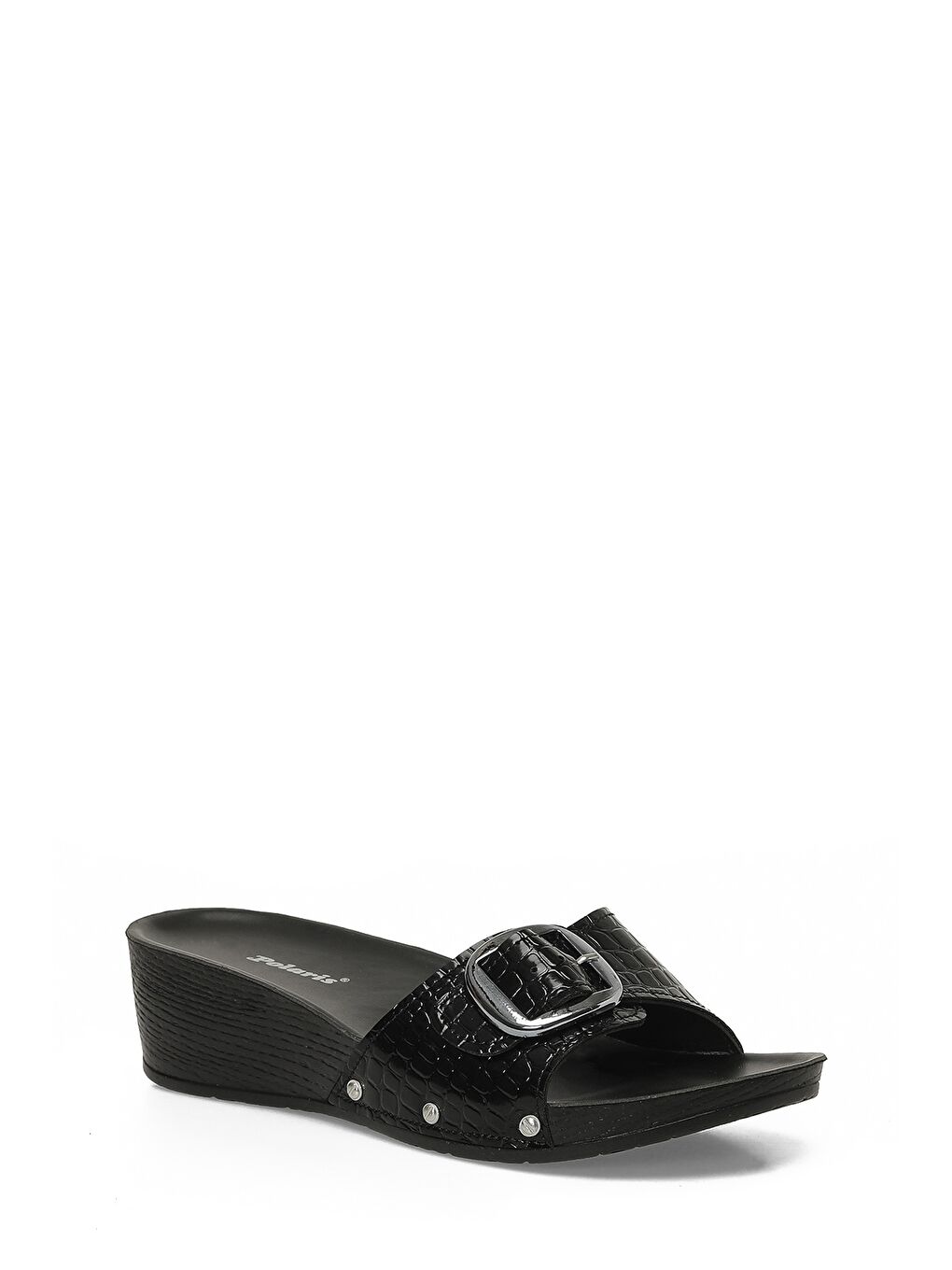 409007.Z6FX Siyah Kadın Ev Terliği-1