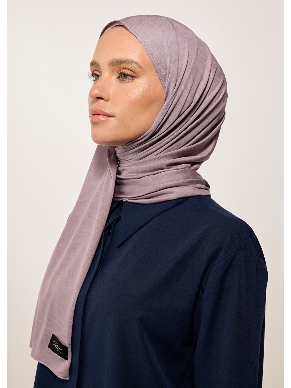 Tesettür Şal - Gri Penye-1