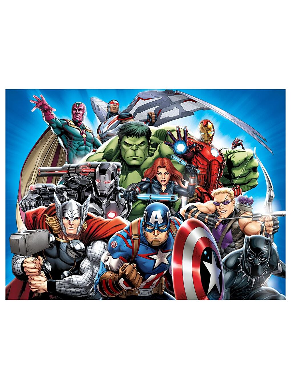 Marvel Avengers Çift Taraflı Puzzle 500 Parça 37556-2
