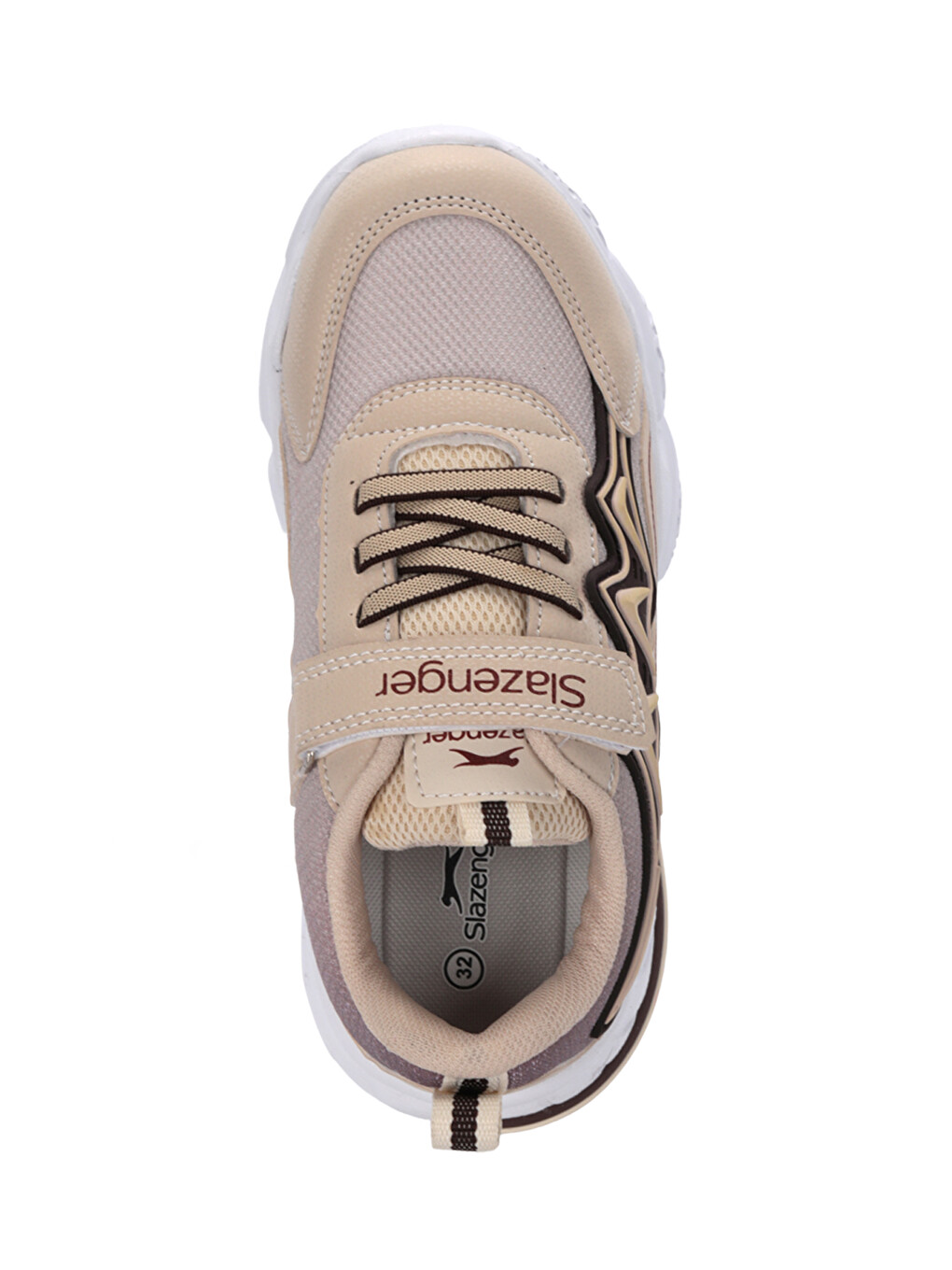 EXPLORER I Unisex Çocuk Cırt Cırtlı Bej Günlük Spor Ayakkabısı-4