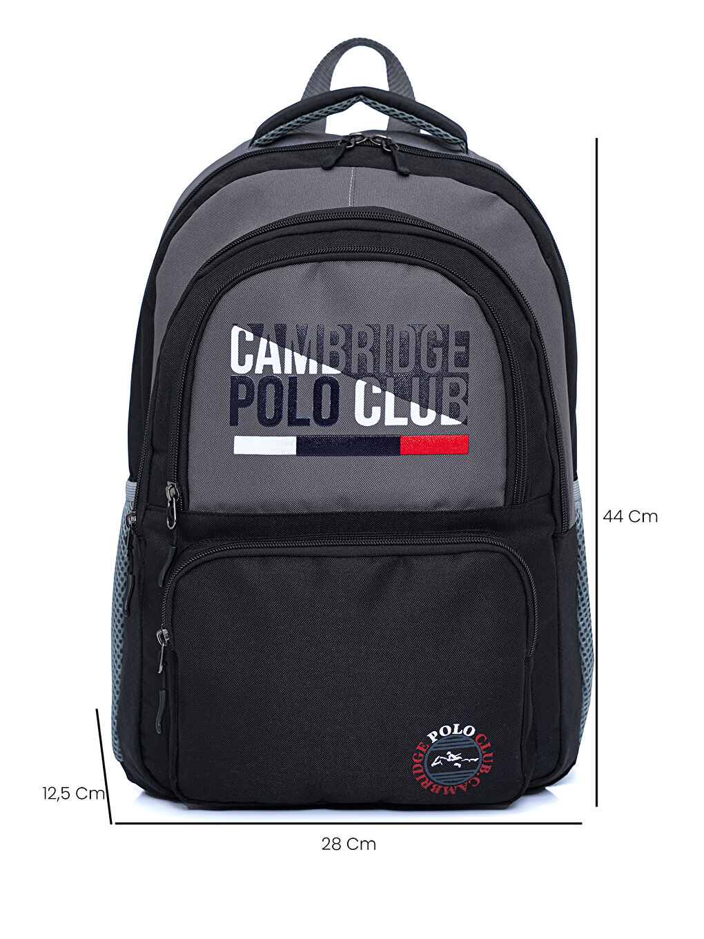 Gri Unisex Fonksiyonel Ortaokul Sırt Çantası-1