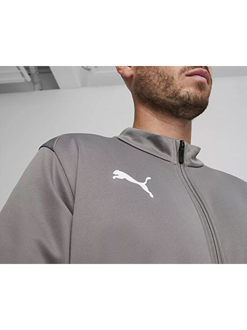 Teamgoal Training Jacket Erkek Futbol Antrenman Ceketi 65863313 Gri-6