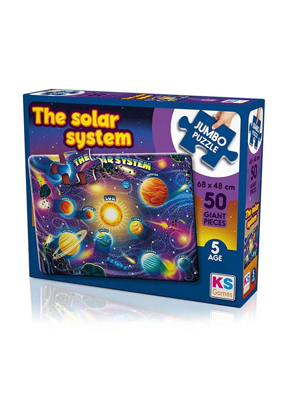 KS GAMES Renksiz Child Jumbo Puzzle Planets Of Solar System JP31014