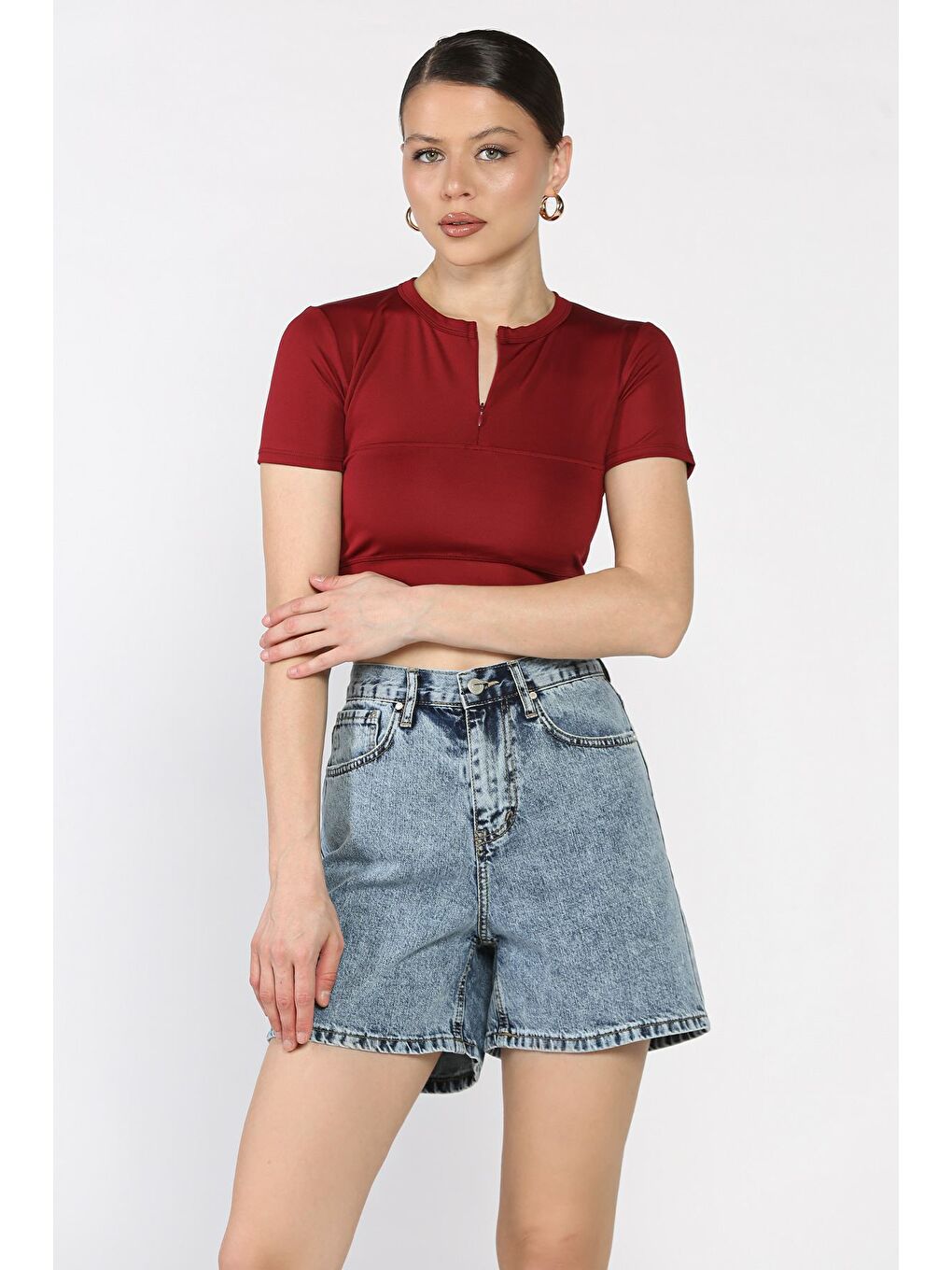 Mavi Kadın Jean Jean Şort-1