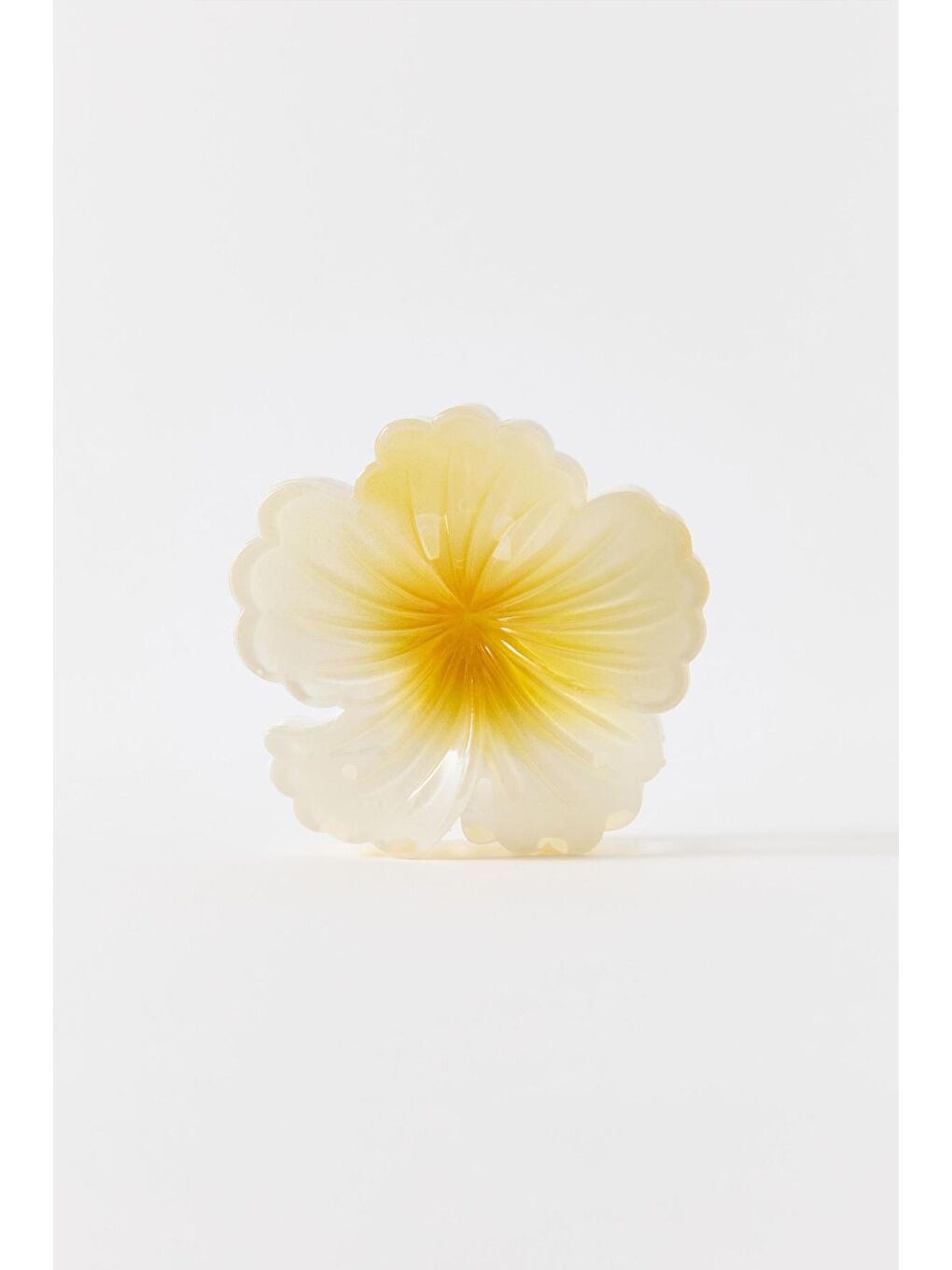 Sarı Tropik Hibiskus Çilek Mandal Toka