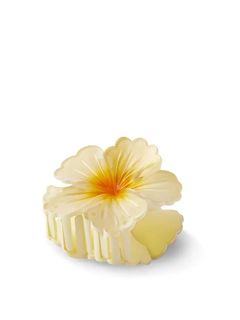 Sarı Tropik Hibiskus Çilek Mandal Toka-1