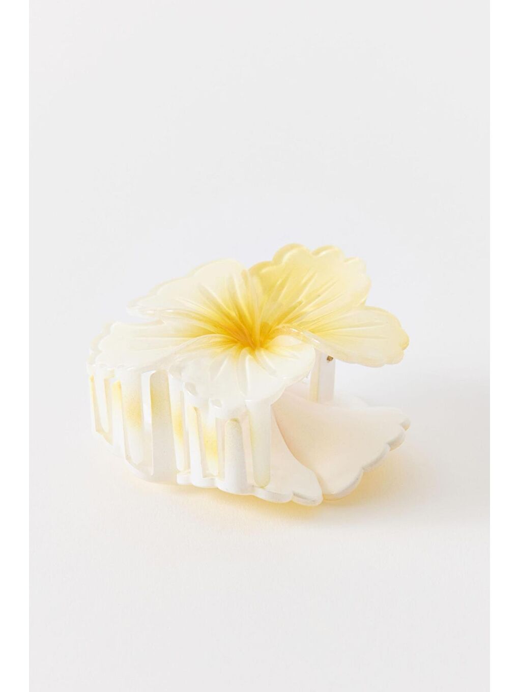 Sarı Tropik Hibiskus Çilek Mandal Toka-3