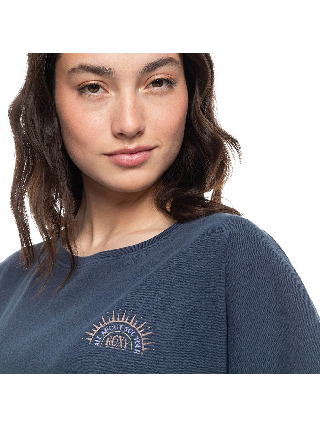 İndigo Long Wave Kadın Mavi Tişört-2