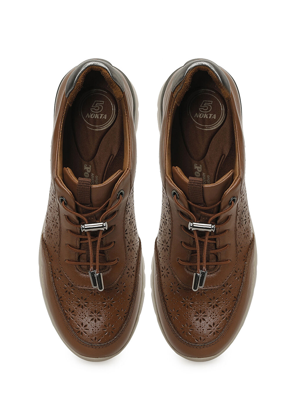 105685.Z6FX Kahverengi Kadın Comfort Ayakkabı-3