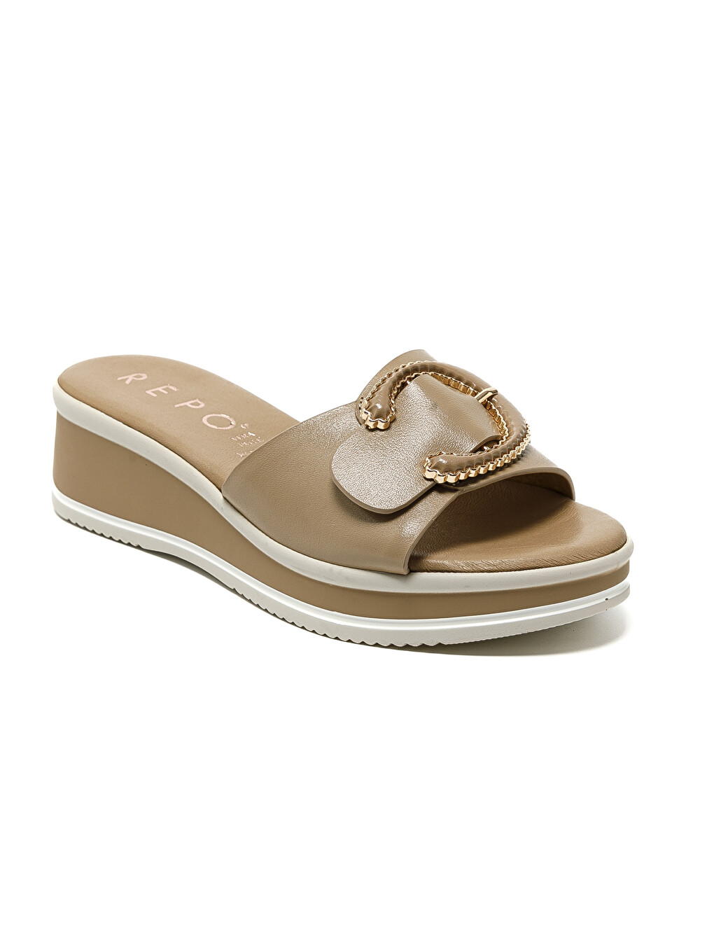 Bej Kadın Terlik 12128-E5 Beige-1