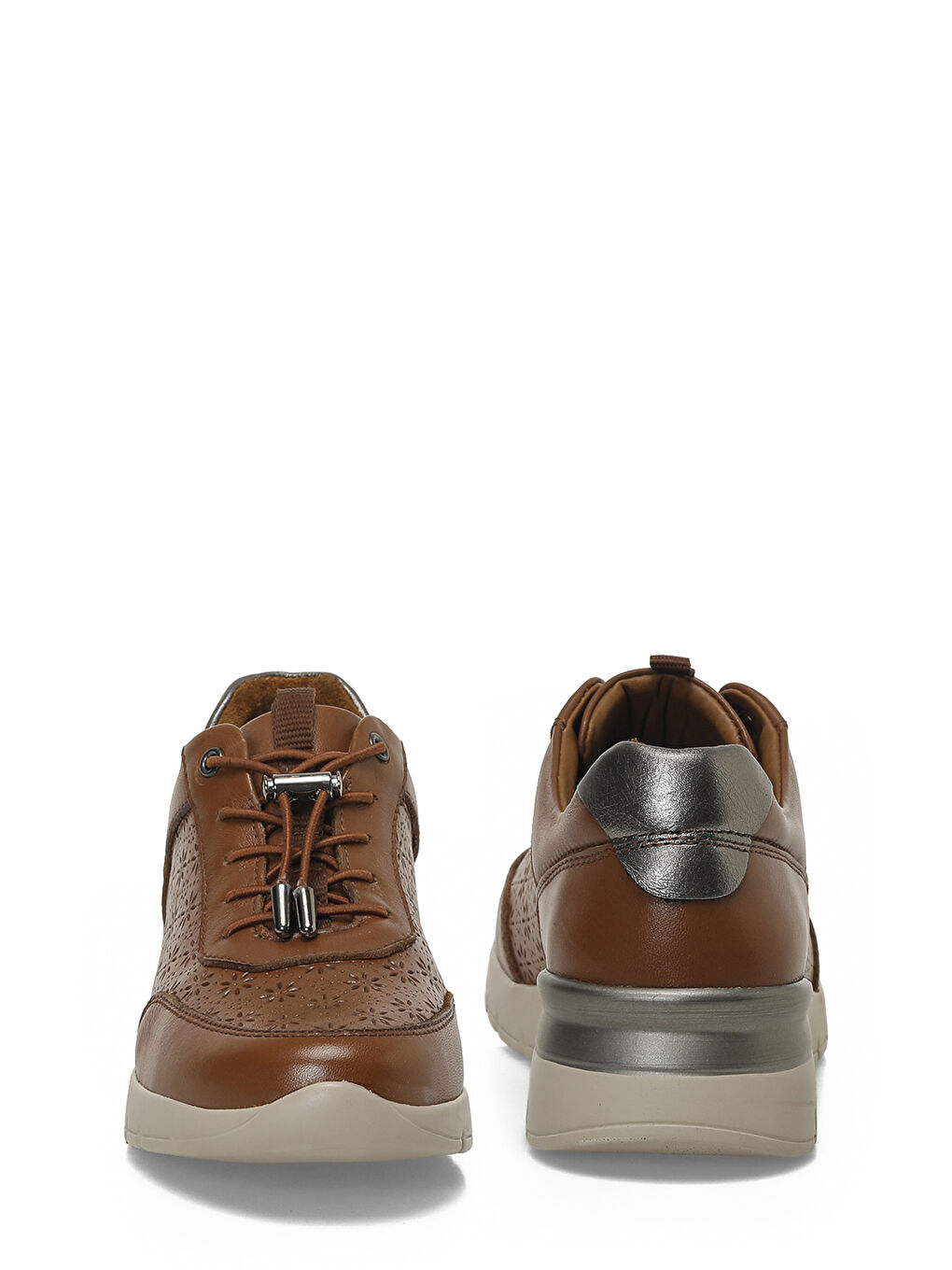 105685.Z6FX Kahverengi Kadın Comfort Ayakkabı-4