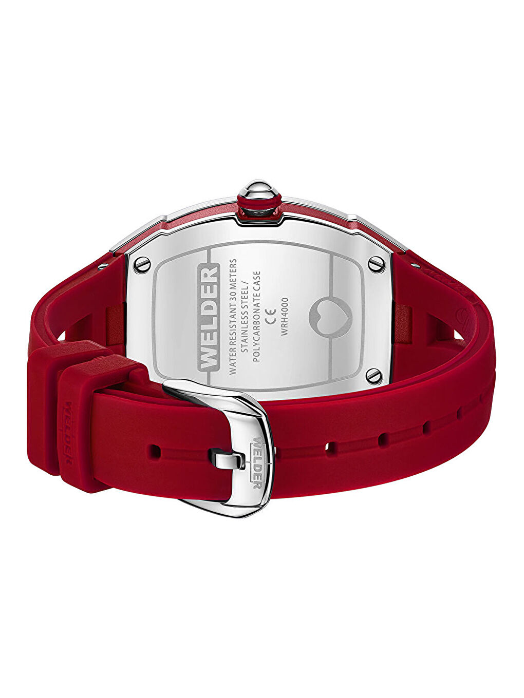 Kırmızı WRH4000 Kadın Kol Saati-2