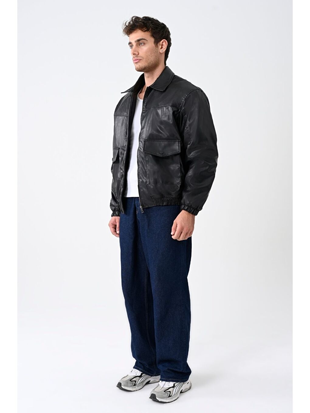 Siyah Vibes X Vesto Deri Ceket 001-1