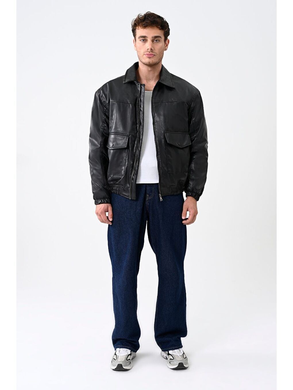 Siyah Vibes X Vesto Deri Ceket 001-2