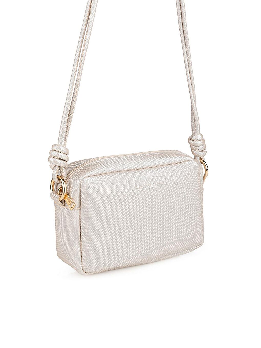 Sarı Çapraz Askılı Fermuarlı Kadın Mini Omuz Çantası-4