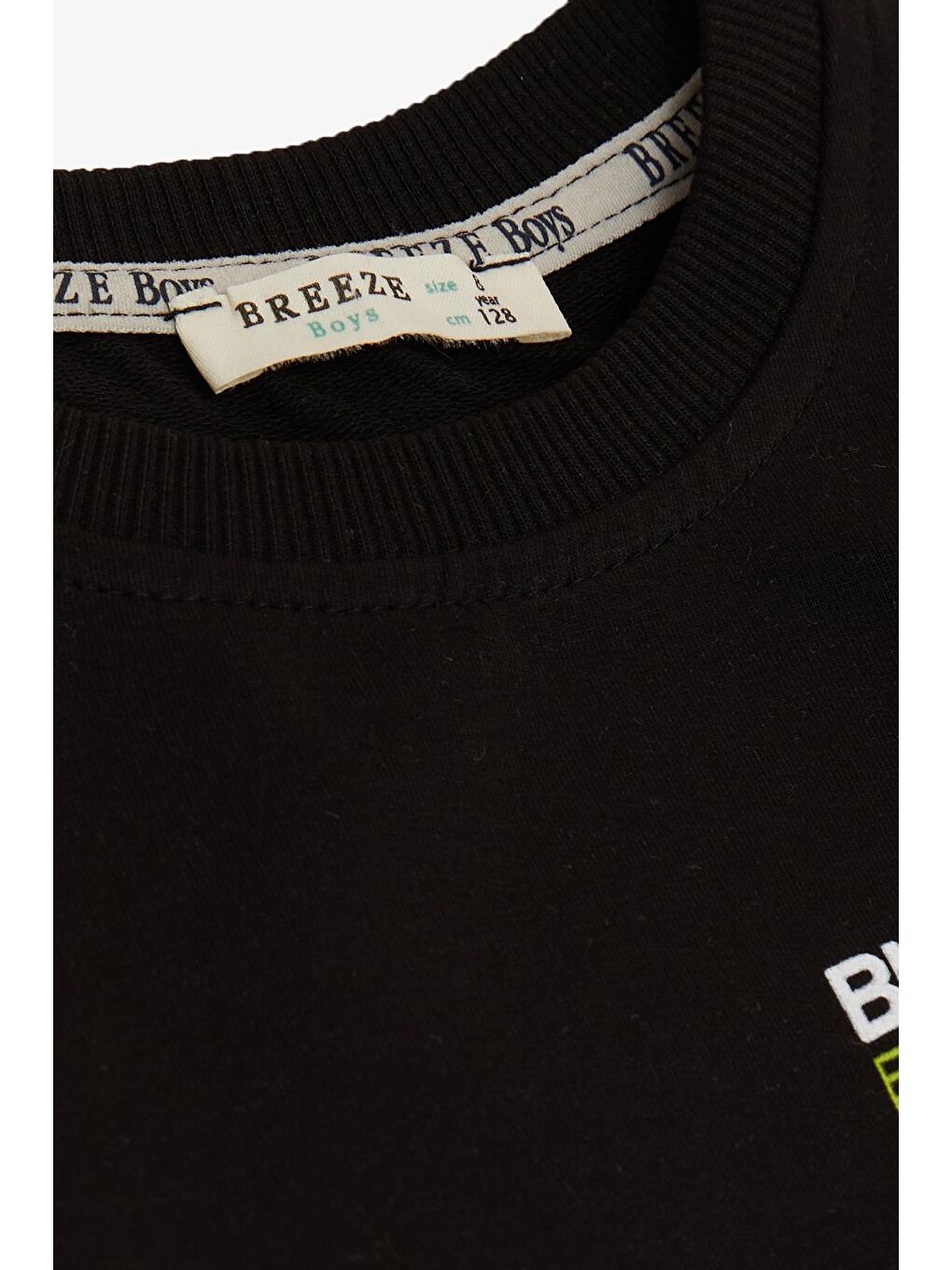 Erkek Çocuk Eşofman Takım Dünya Stili Temalı Slogan Baskılı Siyah (7-12 Yaş)-8