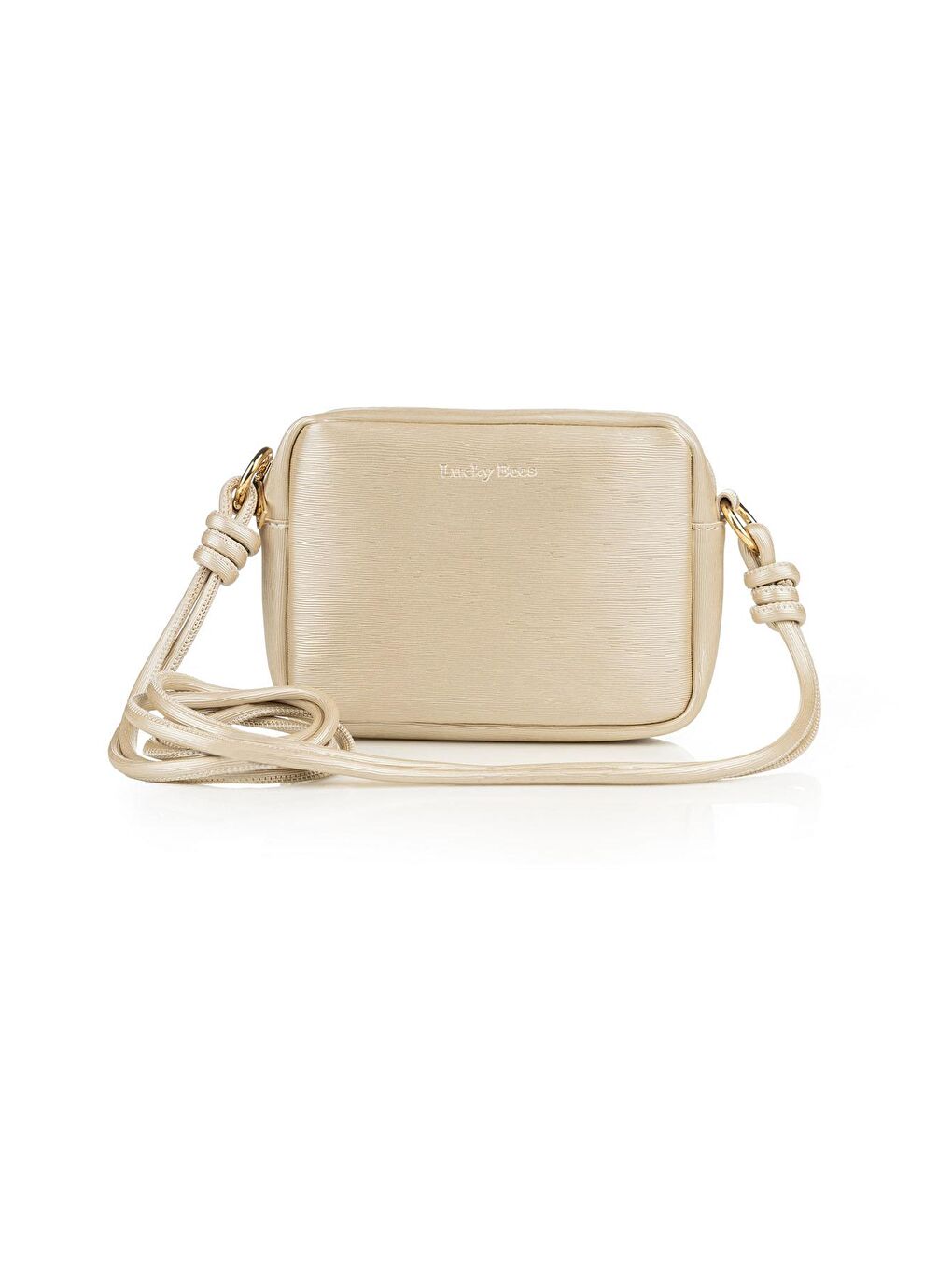 Sarı Çapraz Askılı Fermuarlı Kadın Mini Omuz Çantası-3