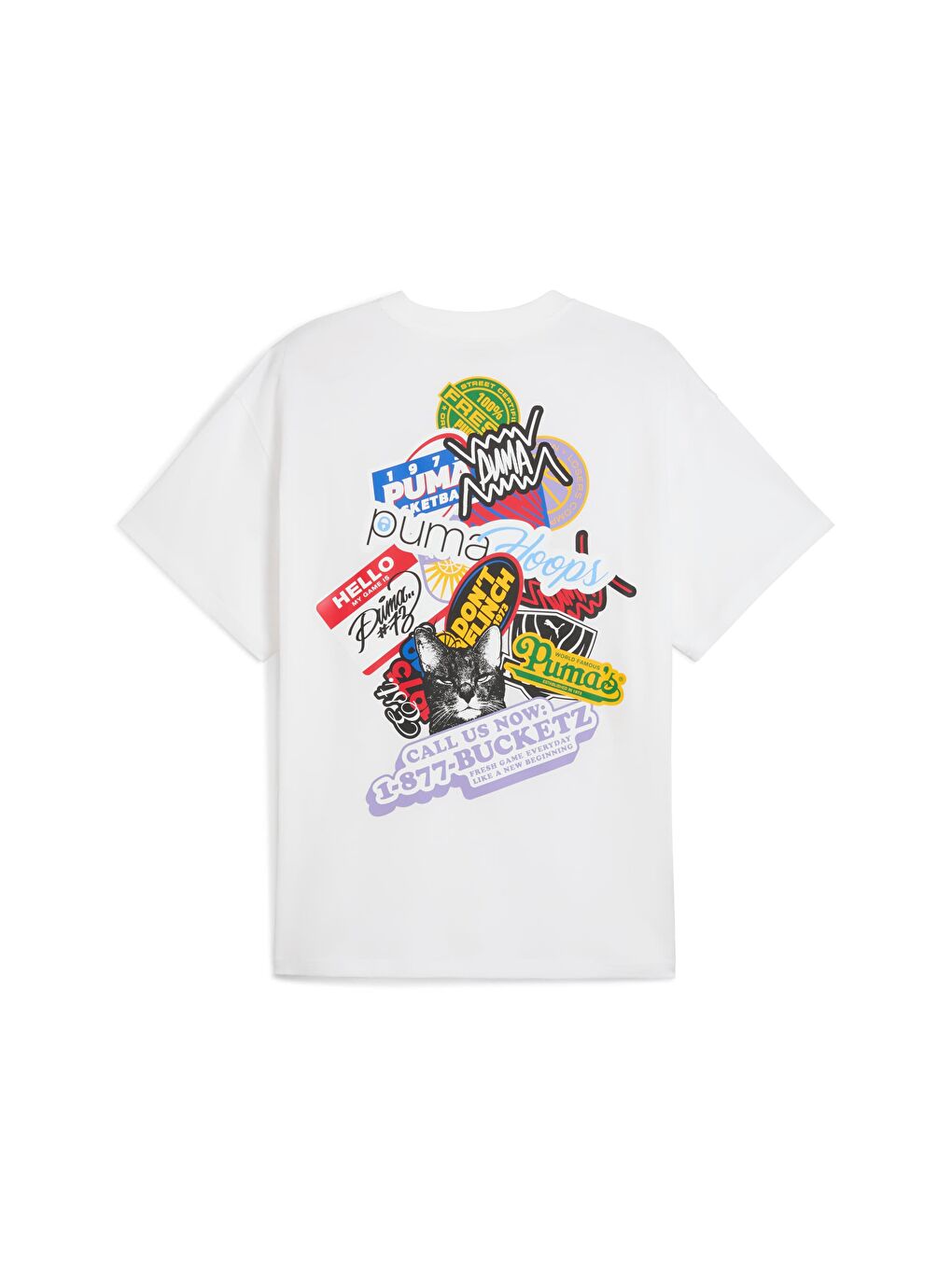 Beyaz HooperHOTLINE I Erkek Tişört-3