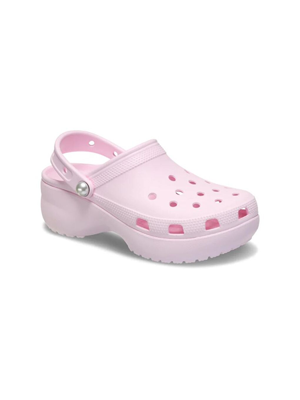 Pembe Classic Platform Pearl Clog Kadın Terlik 211231_6ZW-1