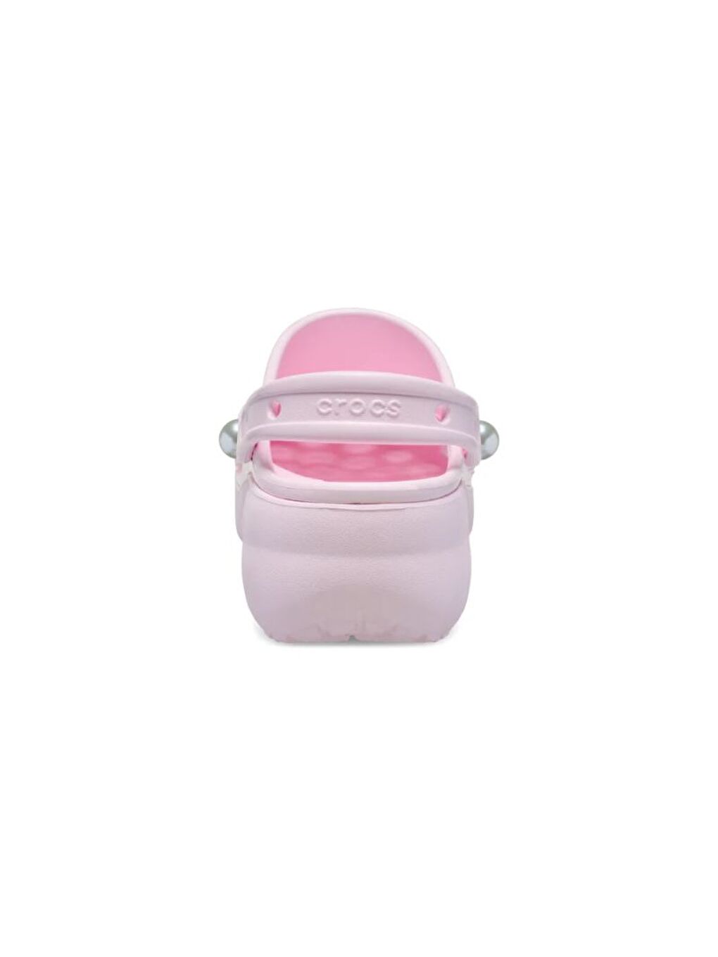 Pembe Classic Platform Pearl Clog Kadın Terlik 211231_6ZW-2