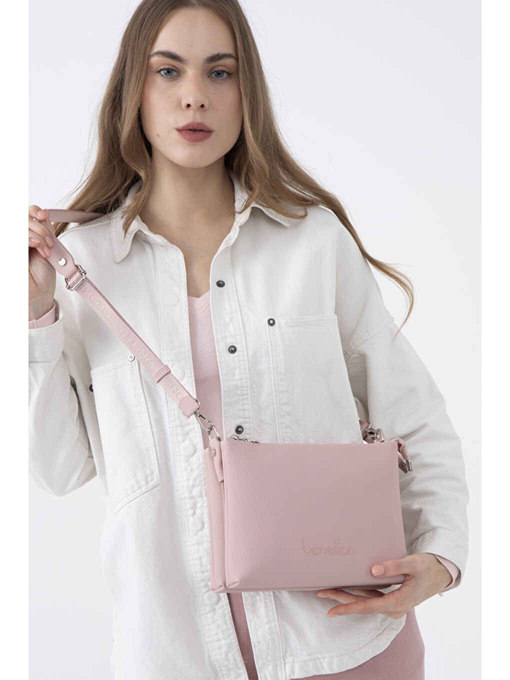 Kadin Çapraz Çanta Pembe BNT1580