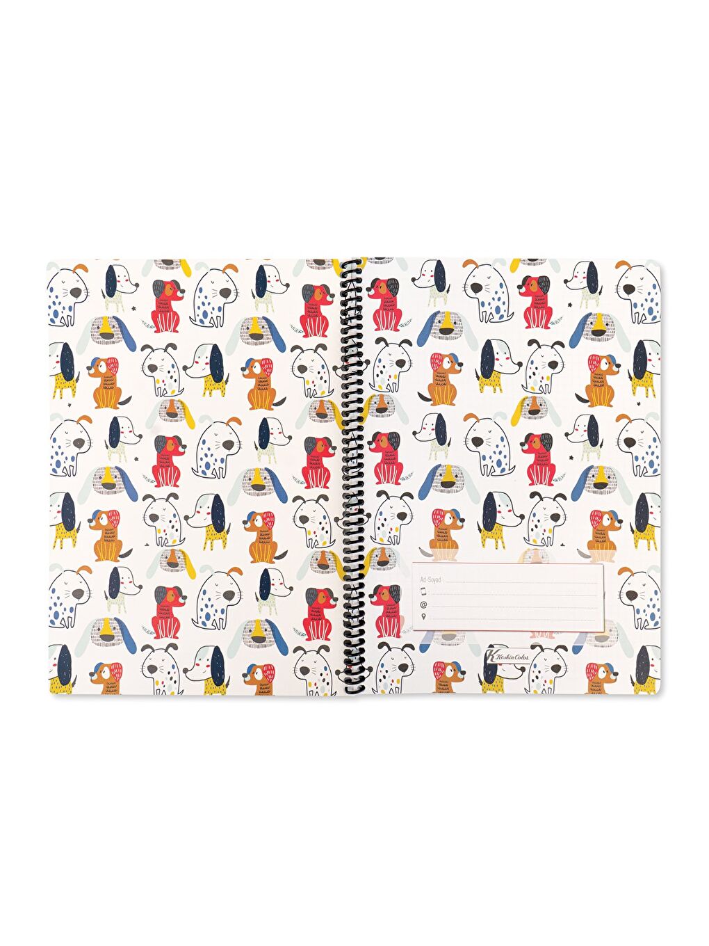 Keskin Color A4 Çizgili Defter Animal Friends - Köpekler - 1