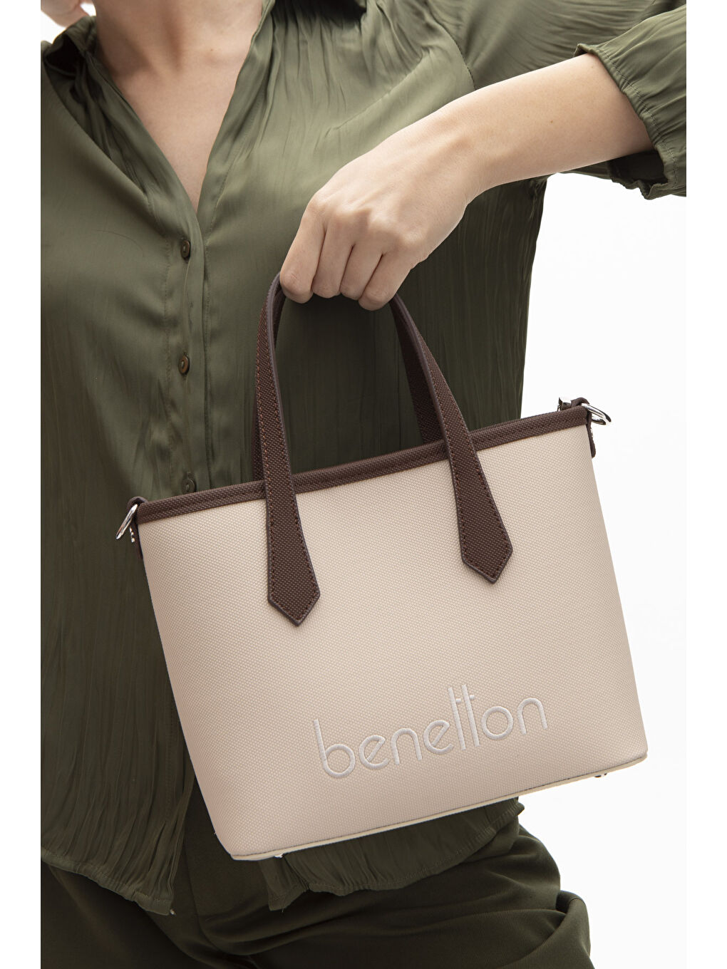 Kadin El Çantasi Bej-Kahve BNT1588